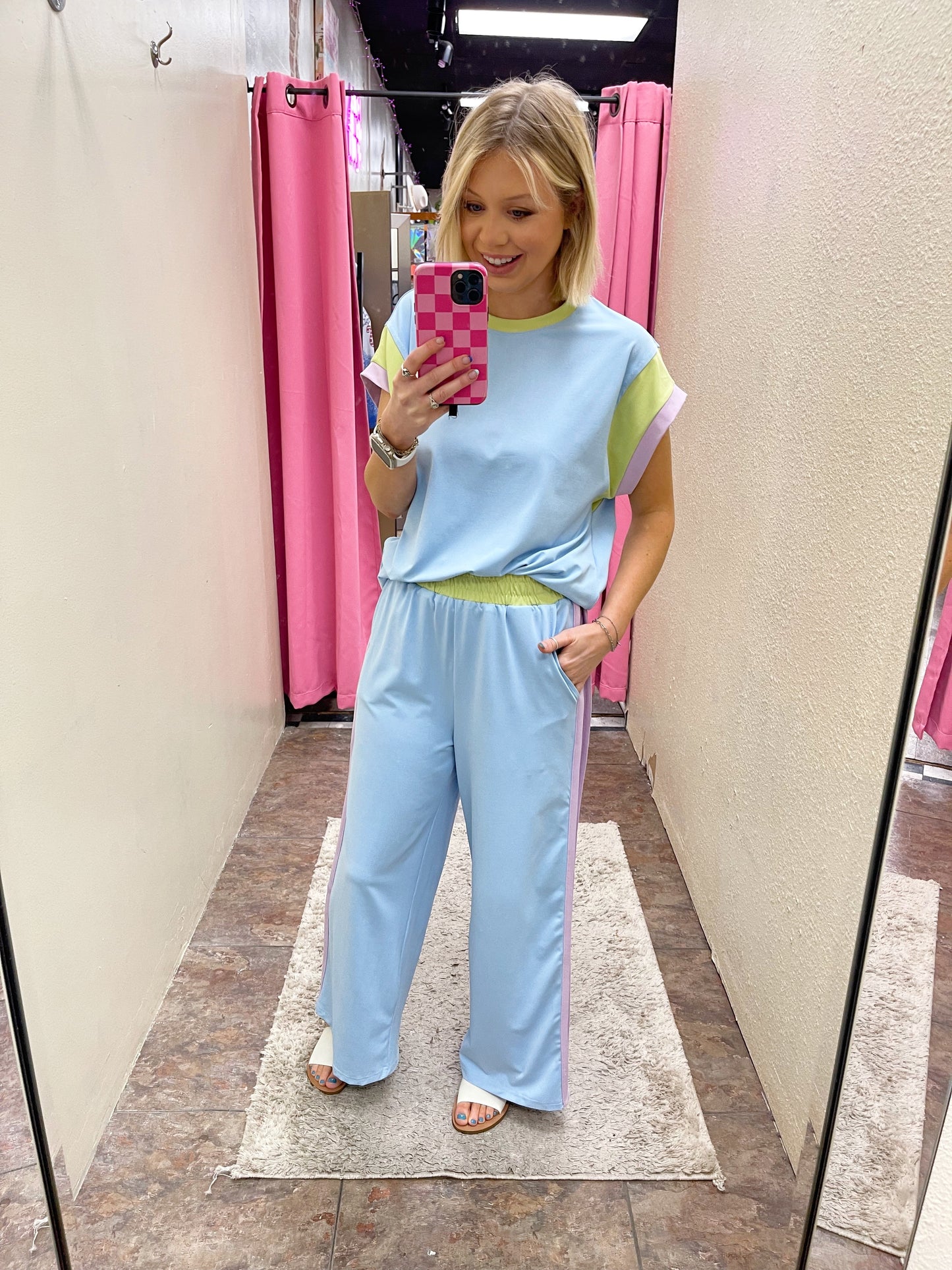 Lovin' Summertime Blue Top
