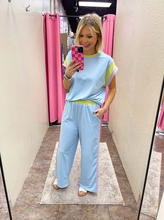 Lovin' Summertime Blue Top