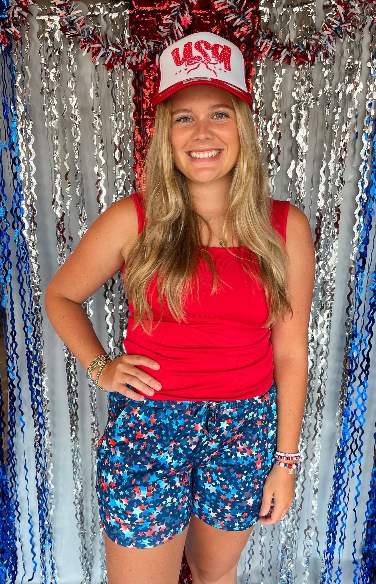 Navy Star Mix Shorts