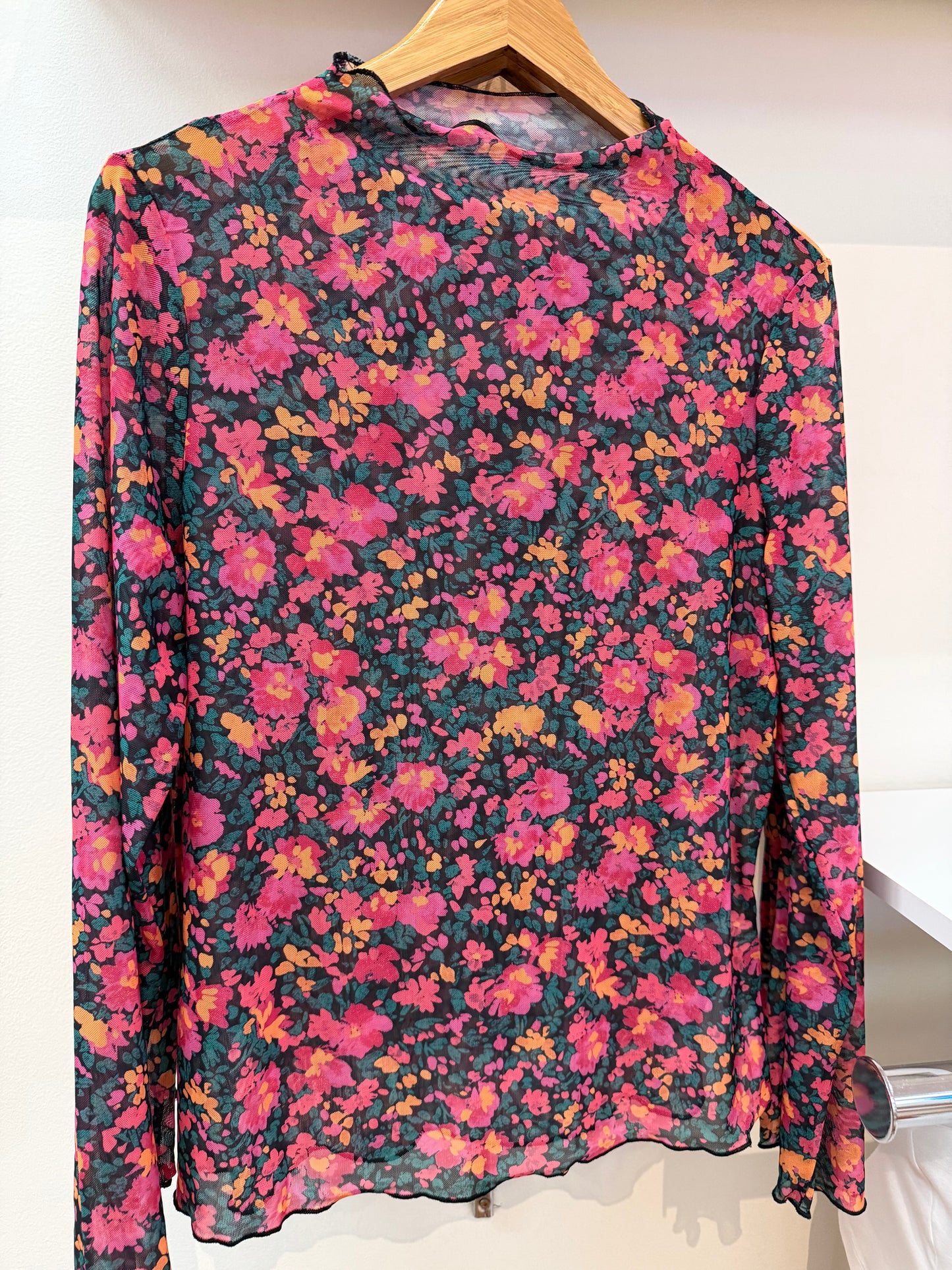 The Vintage Vinyl Mesh Top