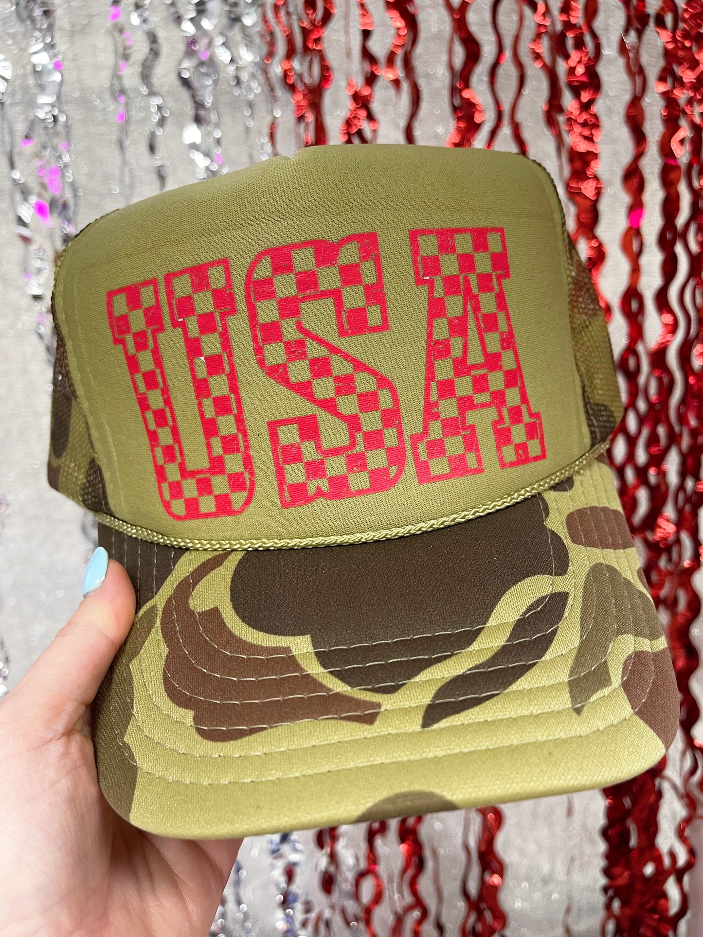 USA Camo Trucker Hat