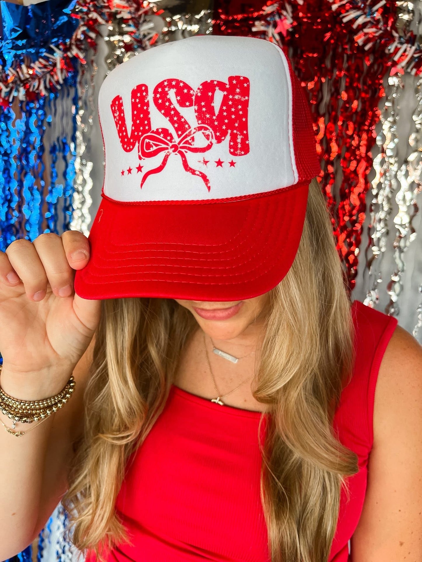 USA Coquette Trucker Hat