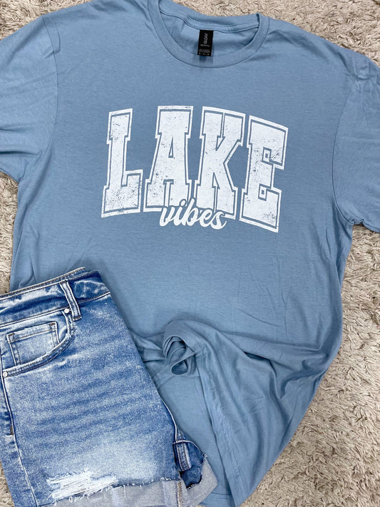 Sky Blue Lake Vibes Tee