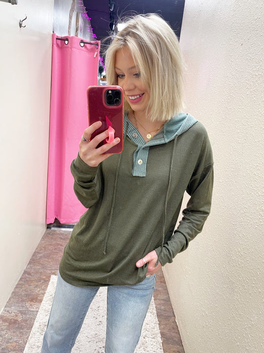 Holly Hooded Top