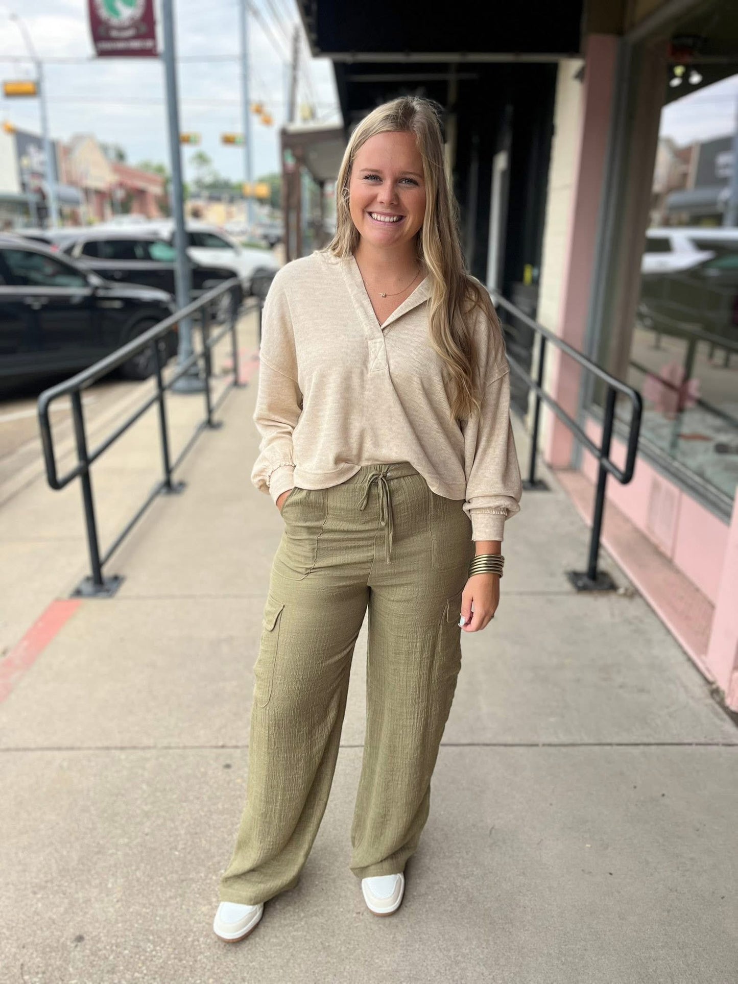 Straight Leg Cargo Pants