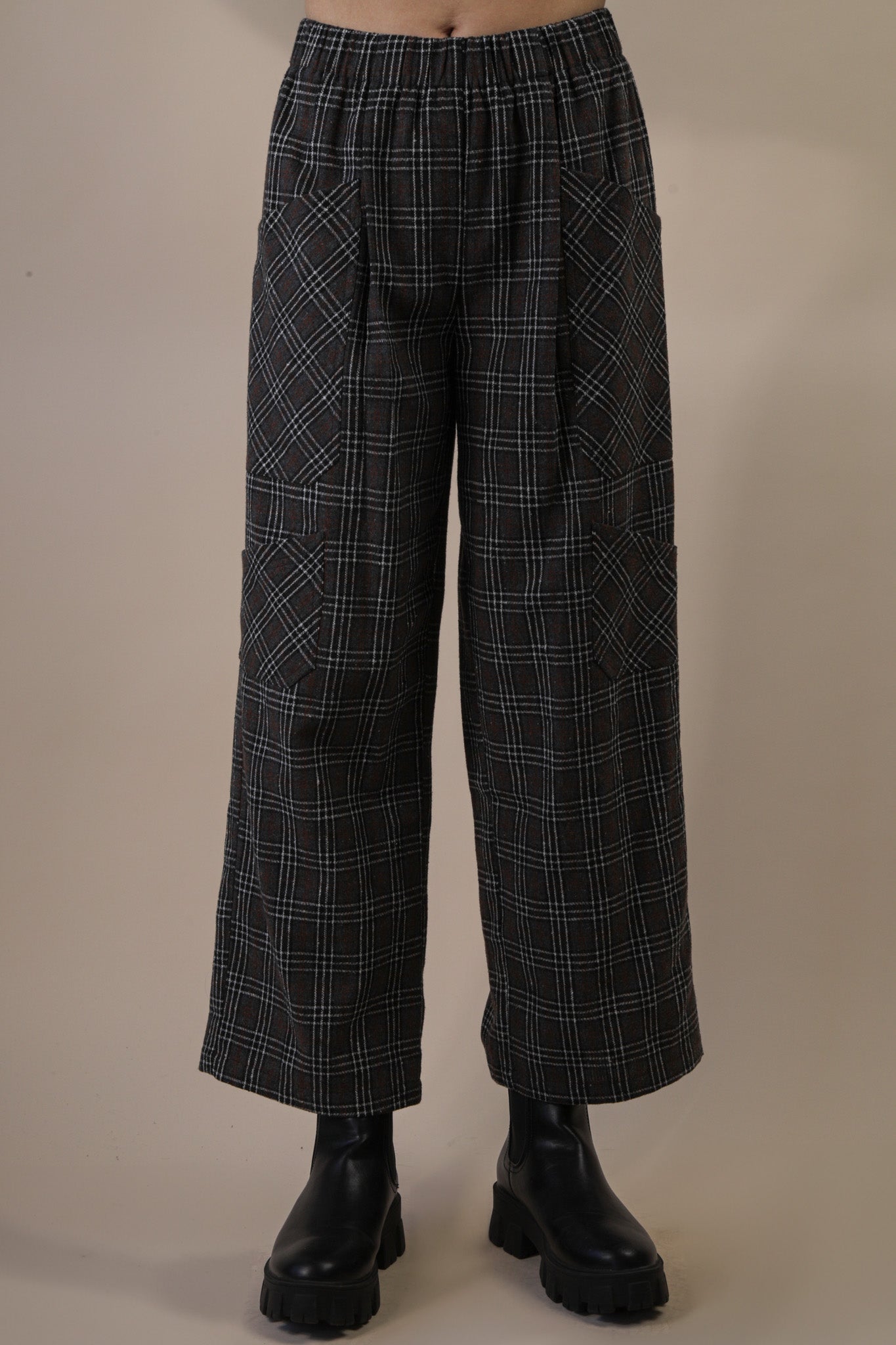 Plaid Cargo Pants