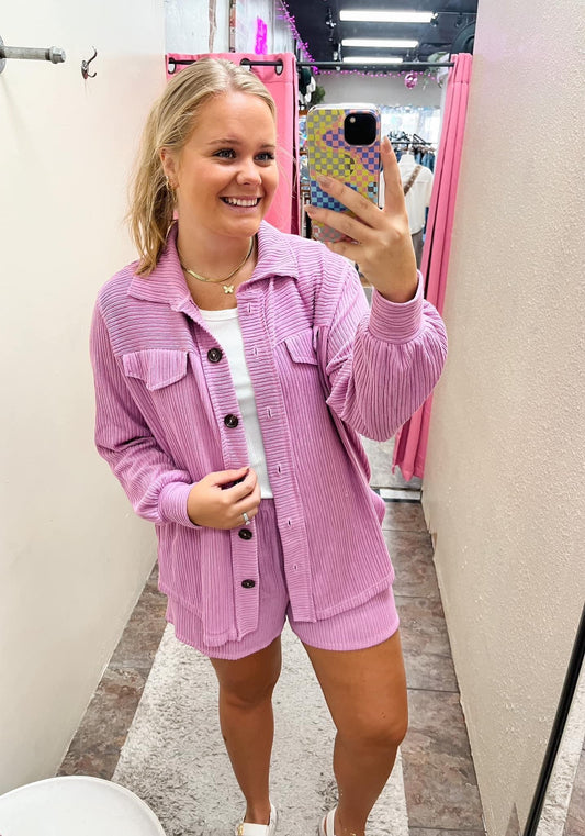 Lovely Lavender Shacket