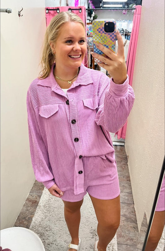 Lovely Lavender Shorts