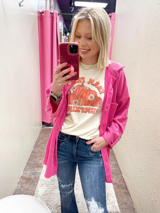 Alex Ribbed Shacket
