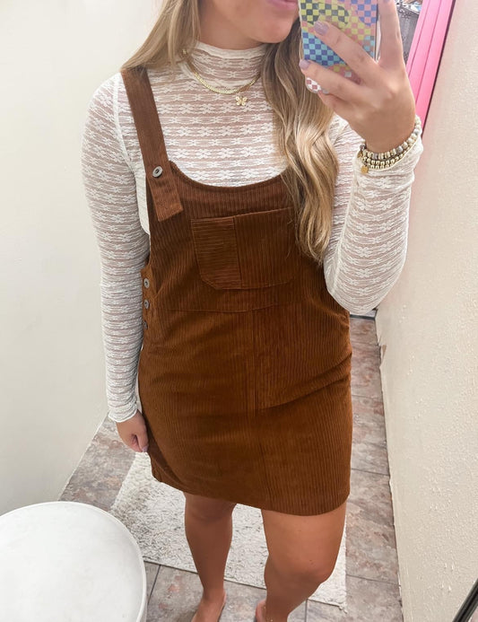 Hot Chocolate Corduroy Dress