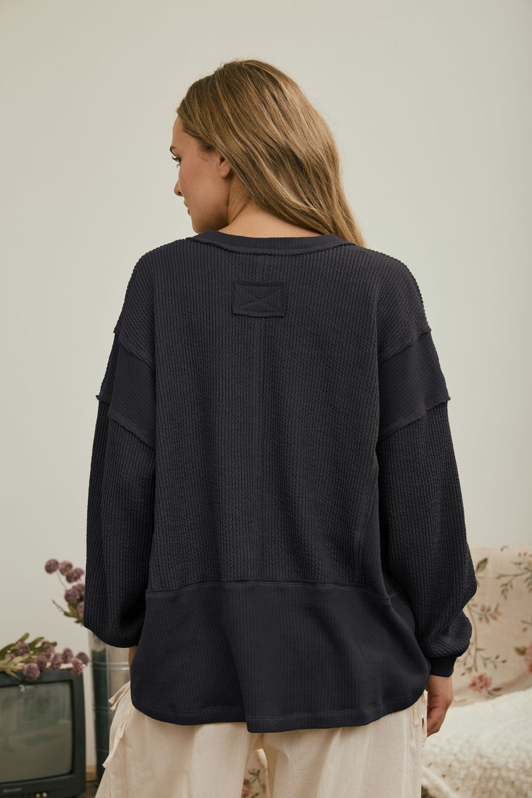 Everyday Waffle Knit Top