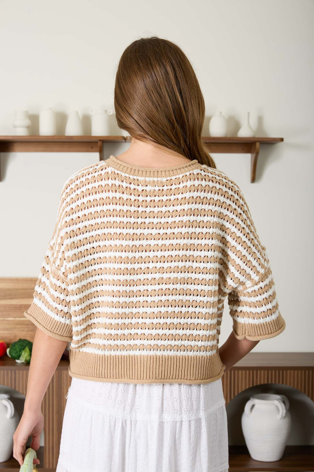 The Sunday Stripe Knit Cardigan