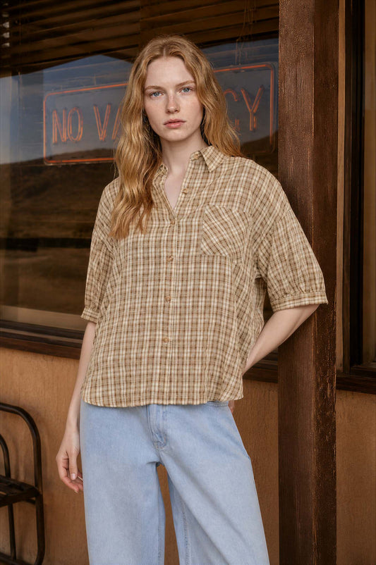 The Harvest Plaid Button-Up