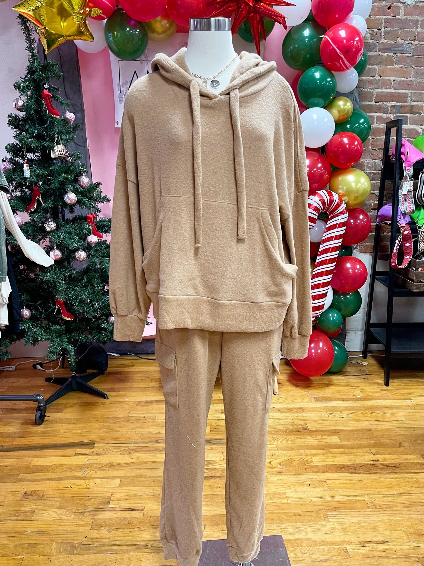 Camel Cargo Joggers