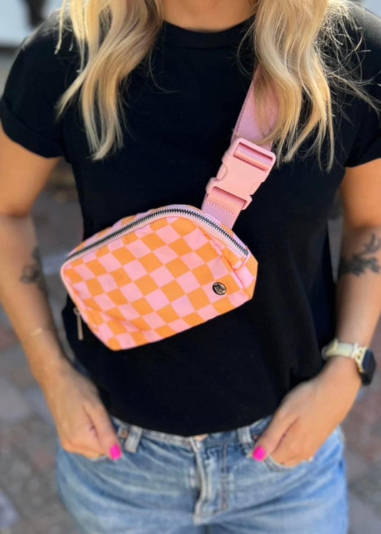 Checkered Bum Bags
