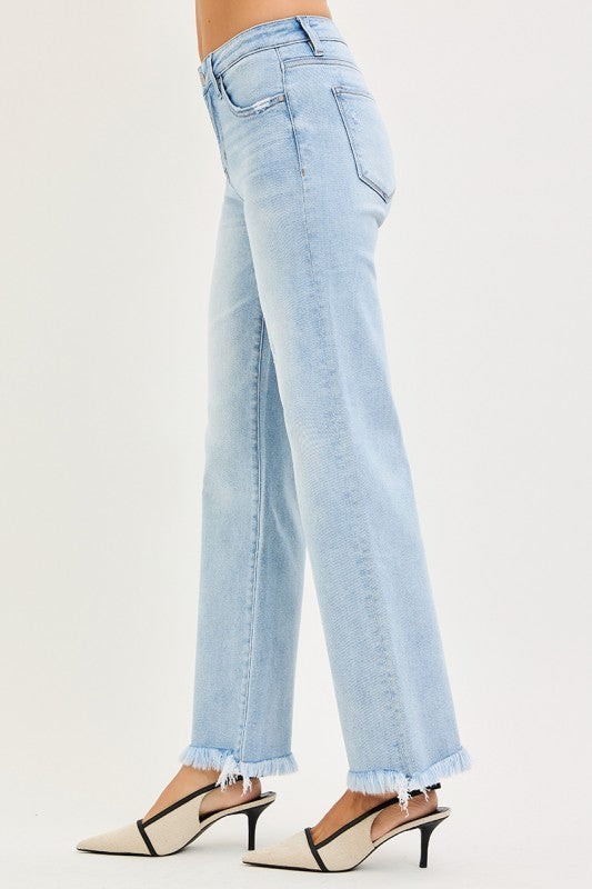Courtney Straight Jeans- Risen