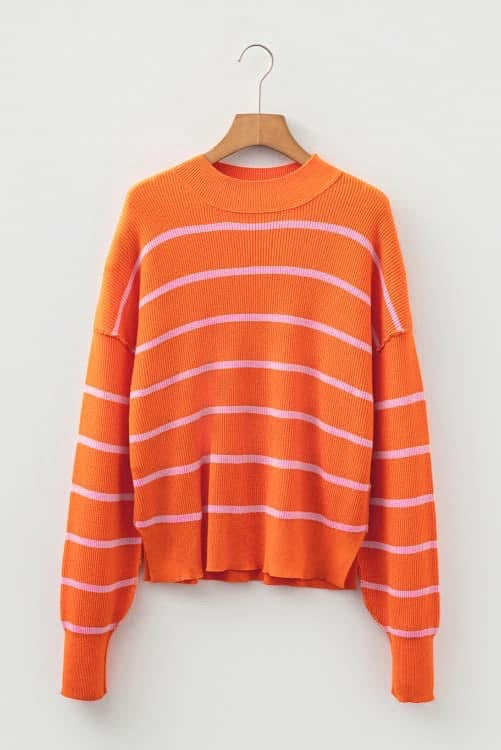 Pink Lemonade Stripe Sweater