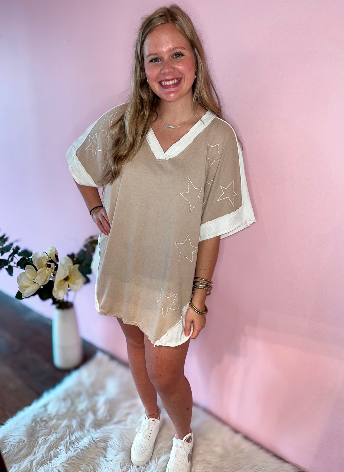 On The Bright Side T Shirt Dress
