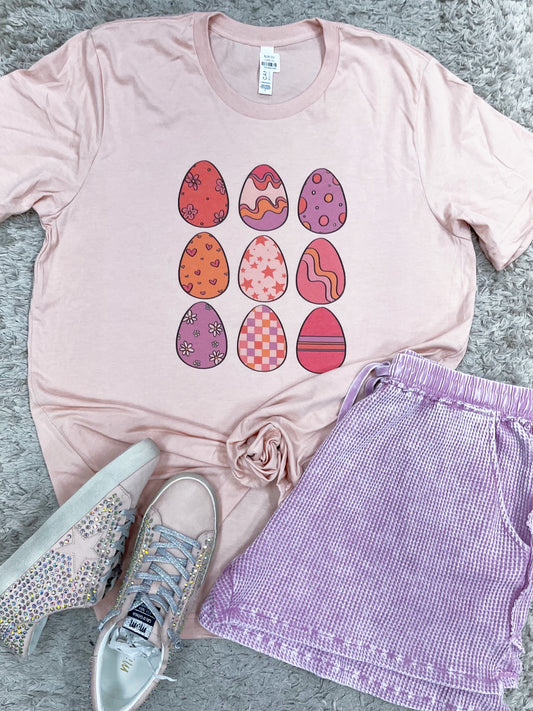 Groovy Easter Eggs Tee