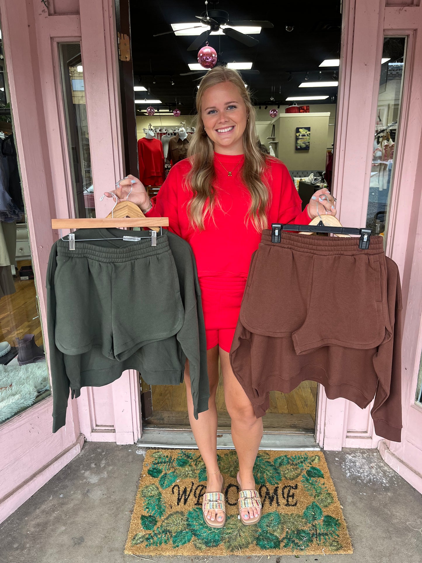 Sweatshirt & Shorts Set