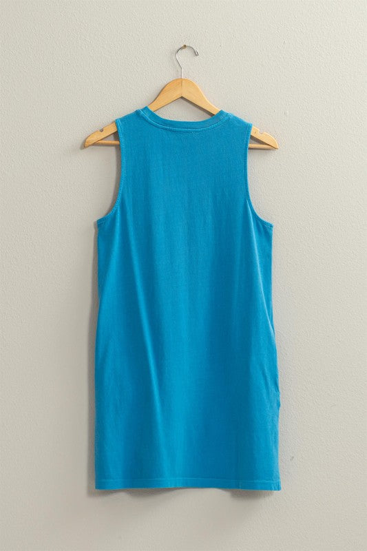 Summer Blue Tank Dress