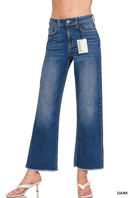 Emily Straight Leg Jeans- Zenana