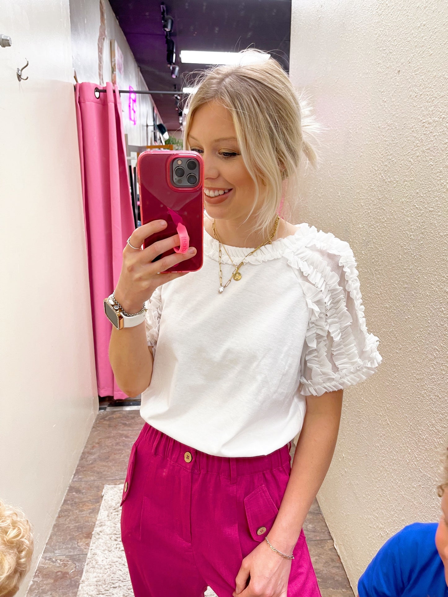 Kandice Ruffle Top