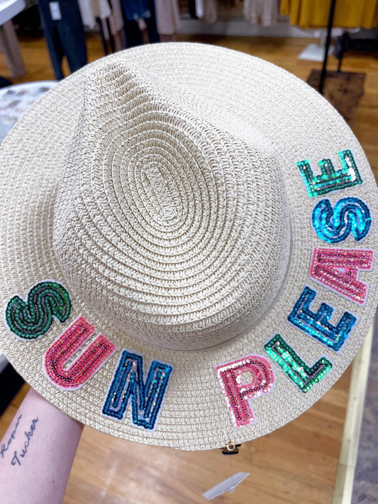 Sun Please Sequin Sun Hat