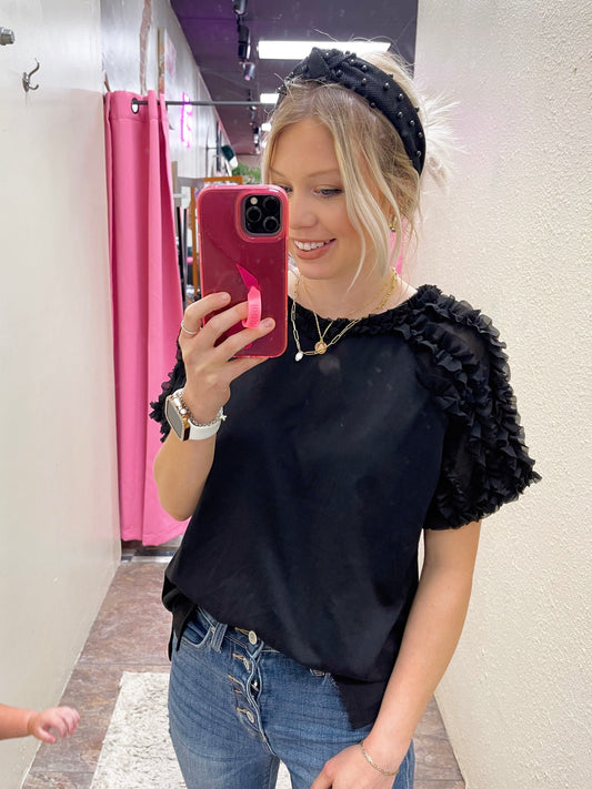 Kandice Ruffle Top