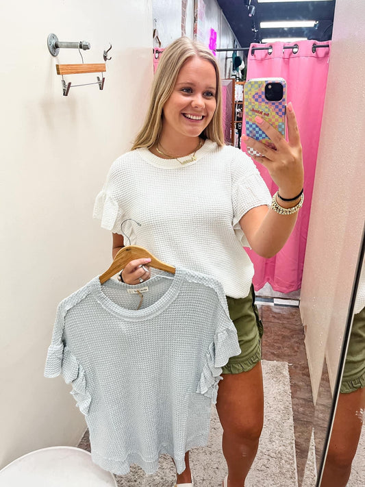 Ruffle Ready Top
