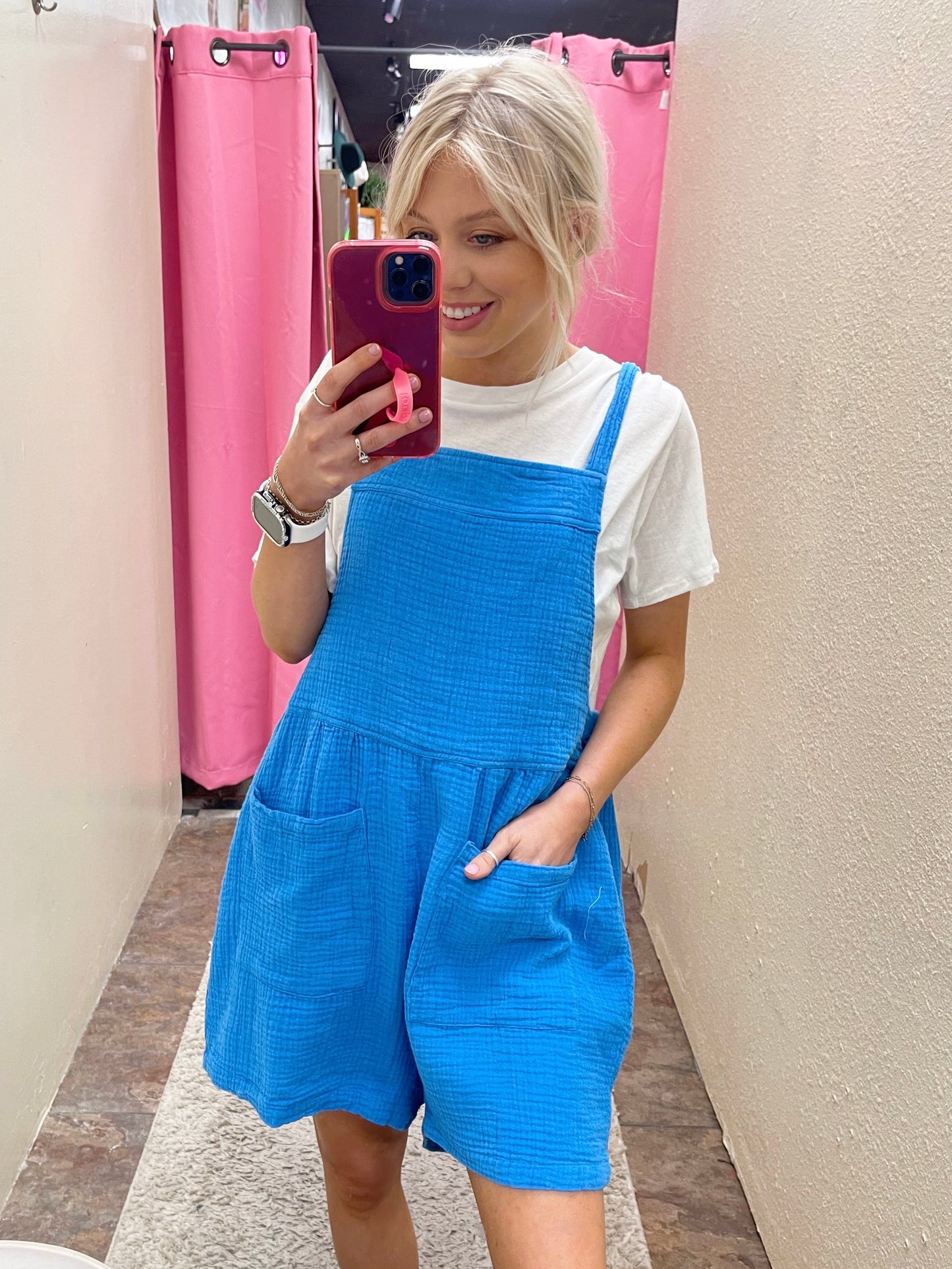 Comfy Cobalt Romper
