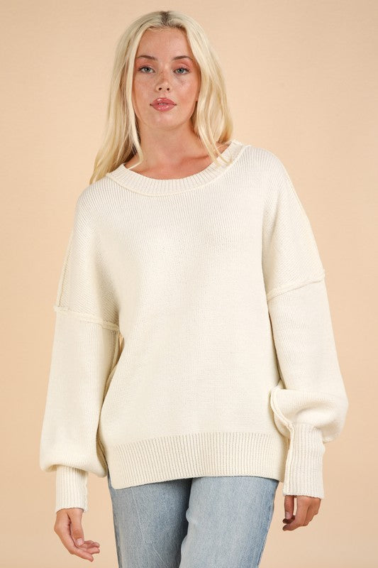 I'm Into It Ivory Sweater