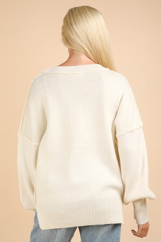 I'm Into It Ivory Sweater