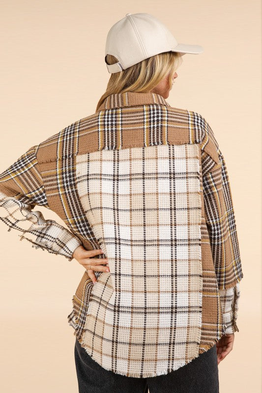 Mocha Plaid Shacket