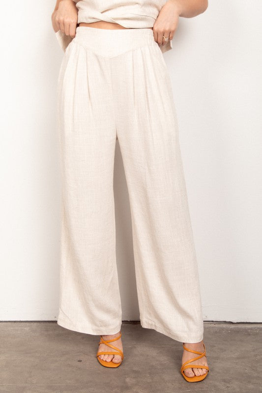 Oatmeal Linen Pants