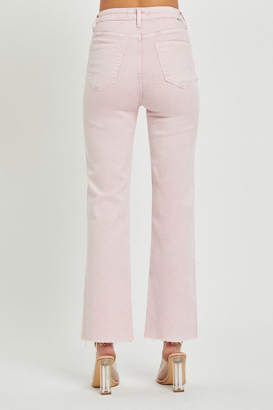Acid Pink Jeans- Risen
