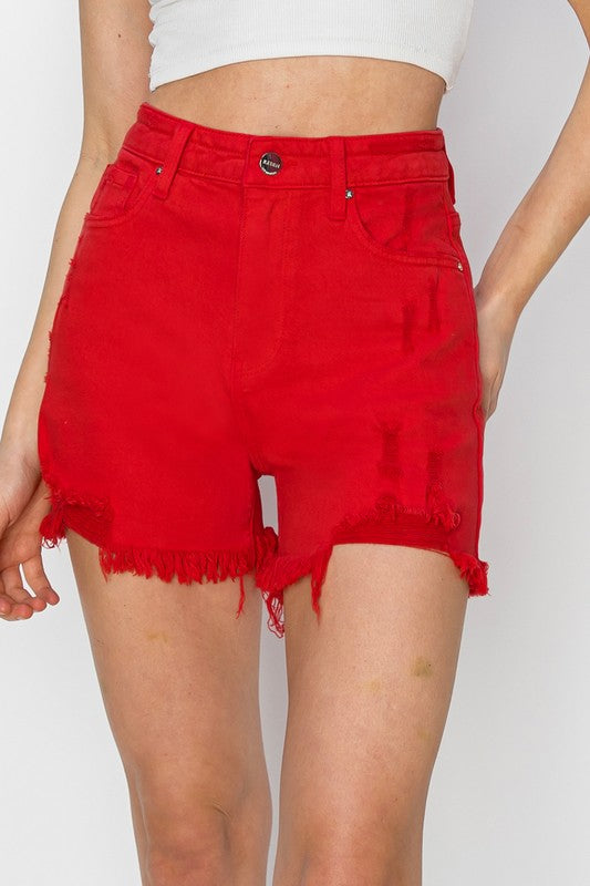 Red Rumba Short Fiesta Red Shorts - Risen – Ani Oakli Clothing Co.