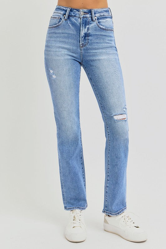 Reece High Rise Straight Jeans - Risen