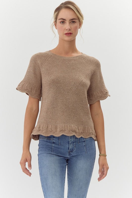 Scallop Detailing Top