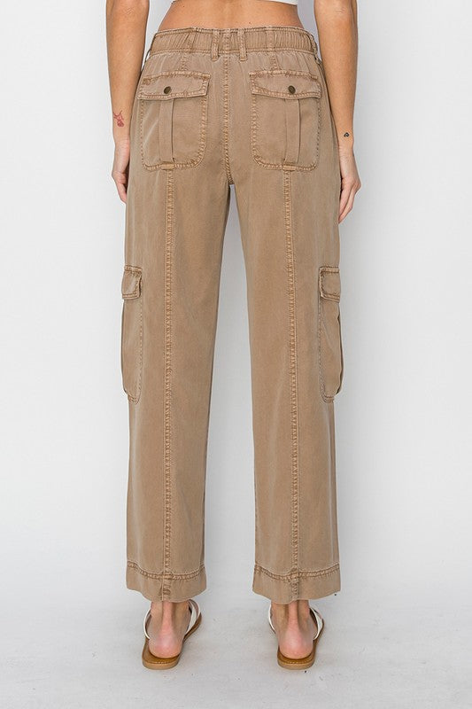 Tencel Relaxed Cargo Pants