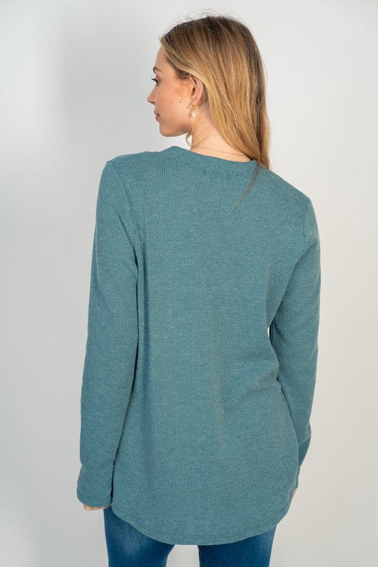 Tiffany Teal Top