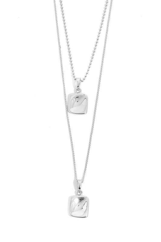 Square Charm Necklace