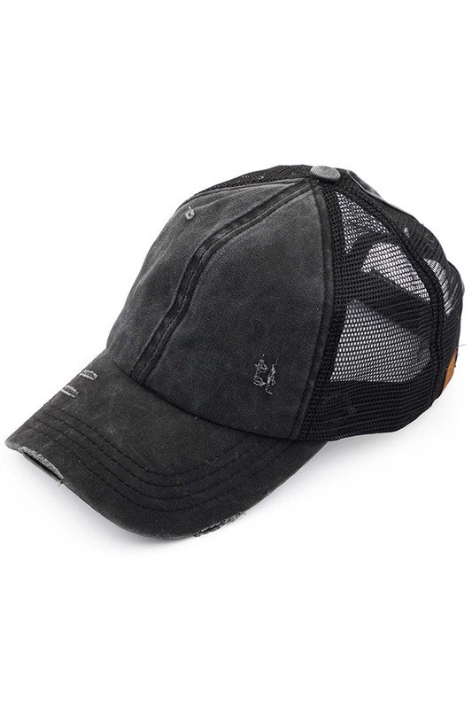 C.C. Mesh Back Ponytail Cap