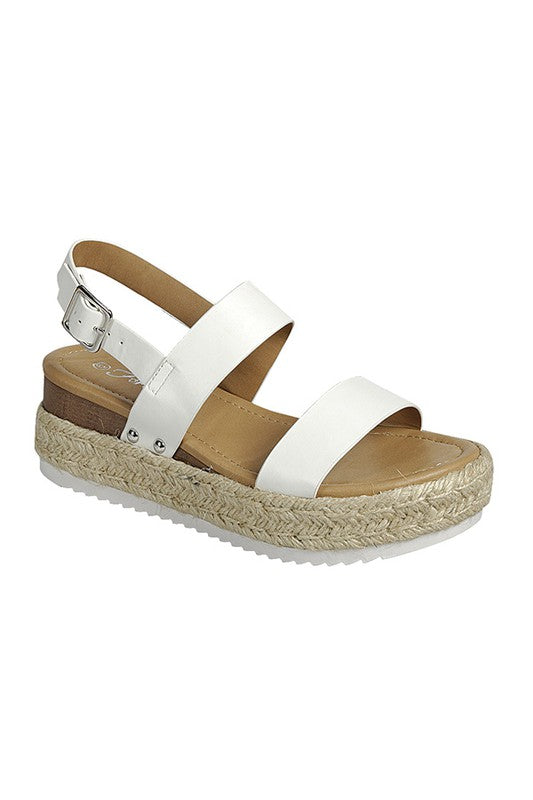 White Platfrom Sandals