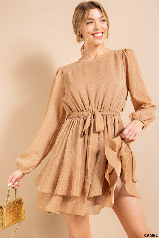 Lovely Lurex Layered Dress
