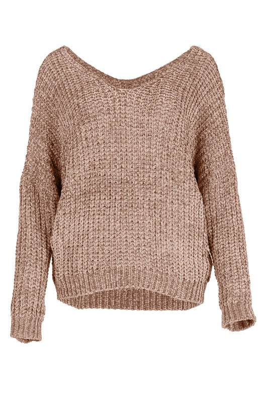 Brown Chenille Sweater