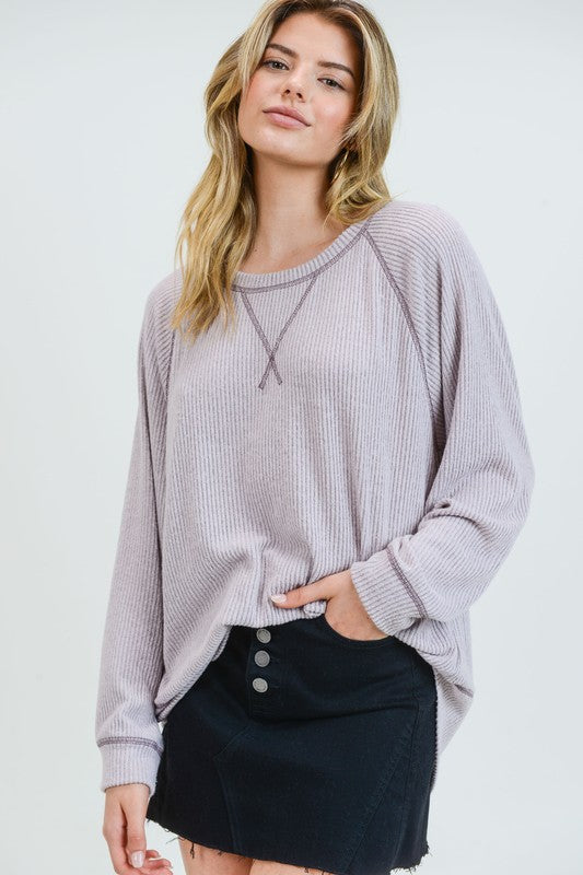 Luna Lavender Top