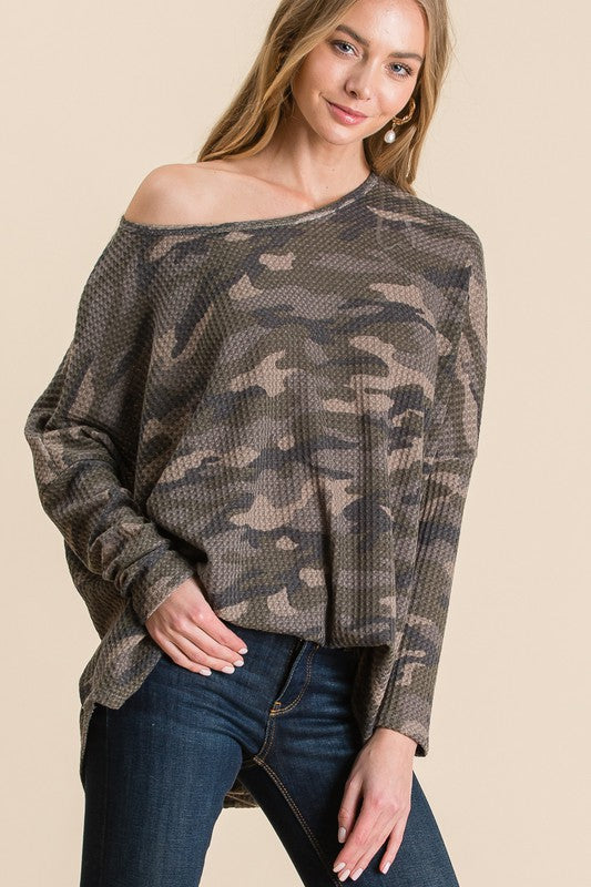 Camo Thermal Top