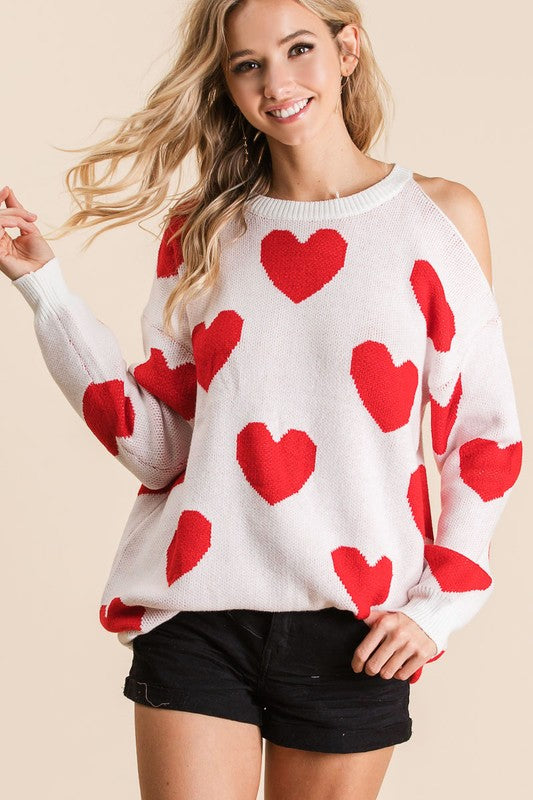 Red Heart Sweater