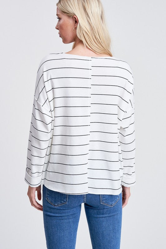 Get The Facts Striped Top